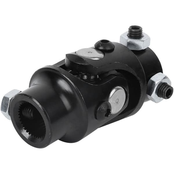 Styreaksel U-led 3/4-36 Spline X 3/4in DD til slibemaskiner nivelleringsmaskiner Passer til Mustang (Sort)