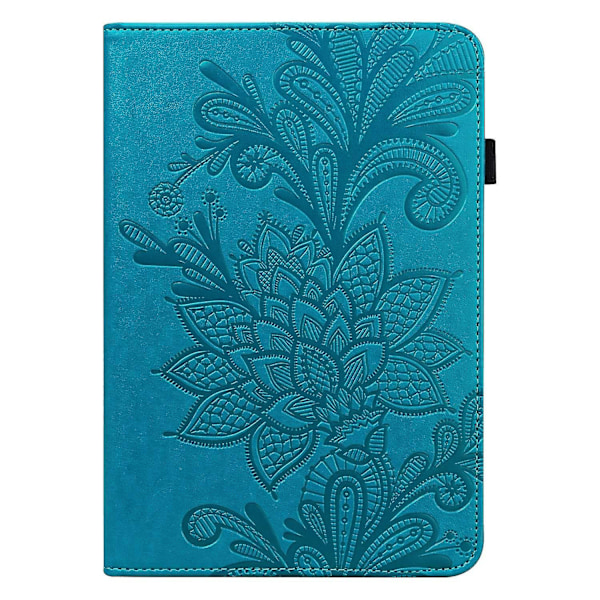 För Lenovo Tab M10 (Gen 3) TB-328FU/TB-328XU Präglat Tablet Ställ Plånboksfodral PU Läder Omslag Blue, Blue Style A Lenovo Tab M10 (Gen 3)