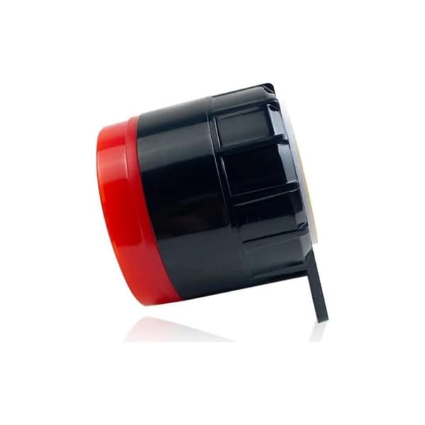 DC 12V Mini Kablet Strobe Sirene, 120 dB Lydalarmsystem til Hjemmesikkerhed, Rødt Blitzlys