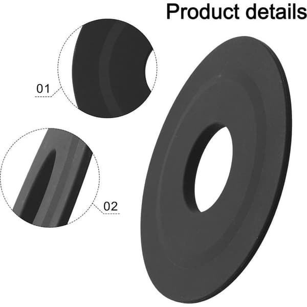 Gummipakning til Siamp Skipper 45 og Storm 33A toiletcisternventiler, silikoneskive, 7,2 cm diameter (2 stk.)