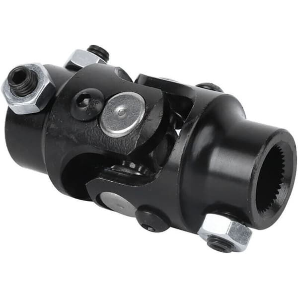 Styreaksel U-led 3/4-36 Spline X 3/4in DD til slibemaskiner nivelleringsmaskiner Passer til Mustang (Sort)