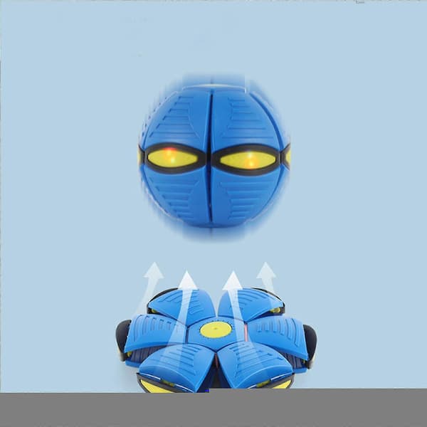 Doggy Disc Ball Magic Ball Hundleksak Bollar Interaktiv Vallning Dekompression Husdjursleksaker -XX Blue