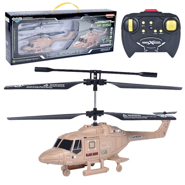 Helt Ny Fjernstyrt Helikopter, 3,5 Kanaler RC Drone Helikopter med LED Lys for Natten White