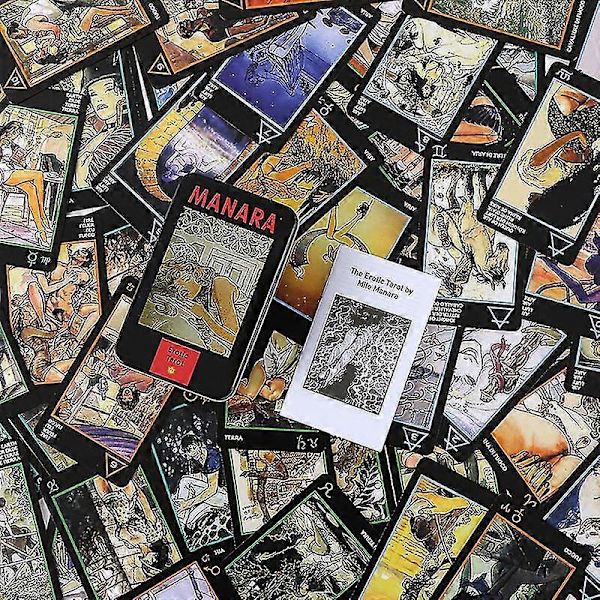 Iron Box Manara Oracle Kort Tarot Ödes Spådom Lek Sällskapsspel Med Manual