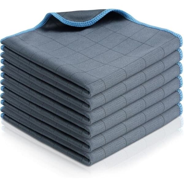 Magisk kolfiberduk, 6-delat set med luddfria absorberande kolfiberdukar