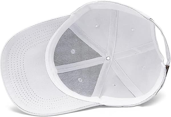 Baseball Cap Herre Dame Cap Justerbar Fodpanel Baseball Cap Hat Udendørs Baseball Cap white