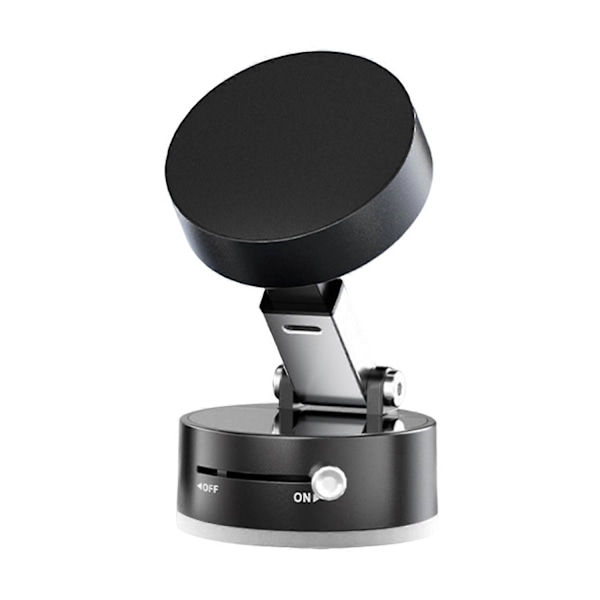 Magnetisk Telefonhållare med Vakuum Sugkopp 360 Graders Roterande Universal Handsfree Portabel Black