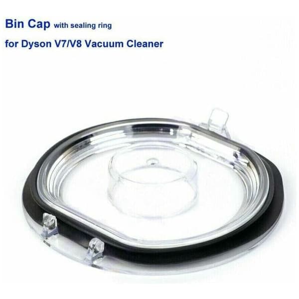 Beholderlåg, tilbehør til Dyson V7 V8 støvsugere med tætningsring