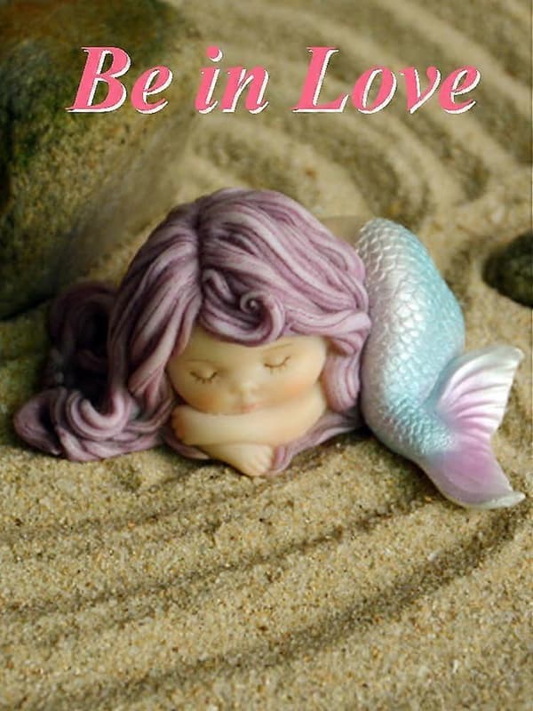 Miniatyr Trädgård Sjöjungfru Fe Statyer - Dröm Sjöjungfru Thinking Mermaid
