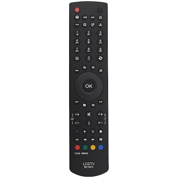 Korvaava RC1912 -kaukosäädin Celcus TV:lle 22167FHDDVD P48LED14 DLED32167HD