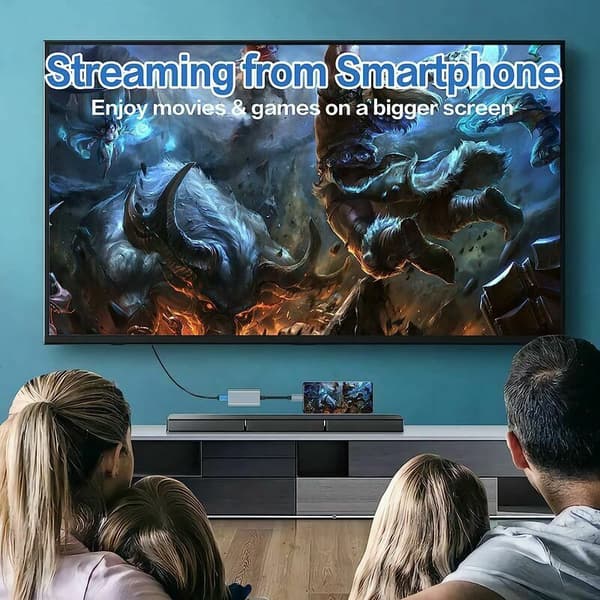 USB-C till HDMI-adapter. Mini HDMI Type-C till Thunderbolt 3-adapter och kompatibel med Samsung Galaxy/Apple MacBook Pro/Air/iPad Mini/ 4K@60Hz