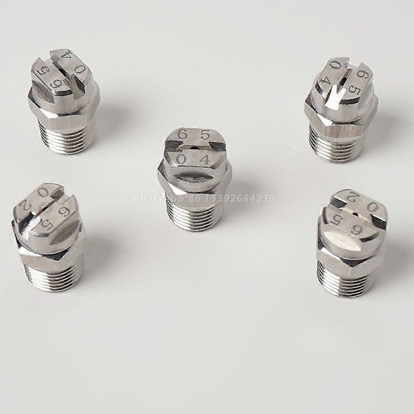 1/4'' Litteä Viuhkasuutin 0-110 astetta Vee Jet Vesisuihkusuutin HVV V Jet Jäähdytyssuutin Teollinen Litteä Viuhkasuihkusuutin 1 of 4-4505