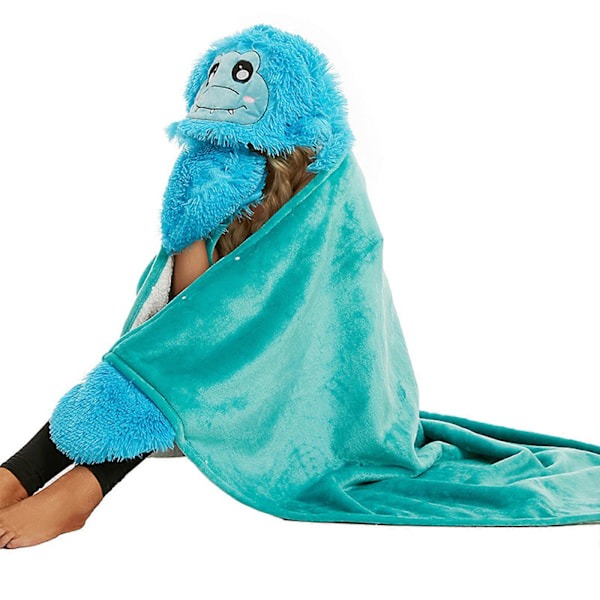 Ko Print Tæppe Blødt Ko Print Kastetæpper Fleece Tæppe Ko Mønster, 100% Nyt Green