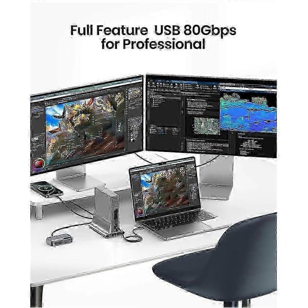 USB 5-kabel 80 Gbps 240 W 8K 60 Hz for Thunderbolt 5 hurtiglading for Thunderbolt3 USB 5.0 USB C til C dataoverføringskabel