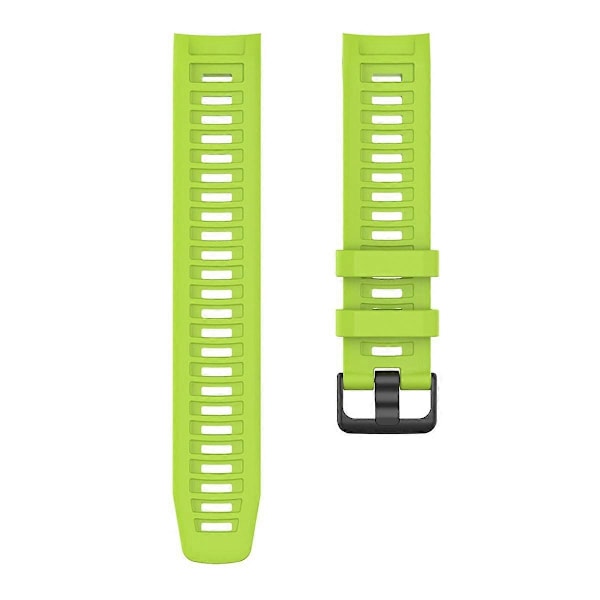 Silikon Klokkereim for Garmin Instinct Tactical/Instinct Tide/Instinct 2/Instinct Armbånd med Svart Spenne Lime