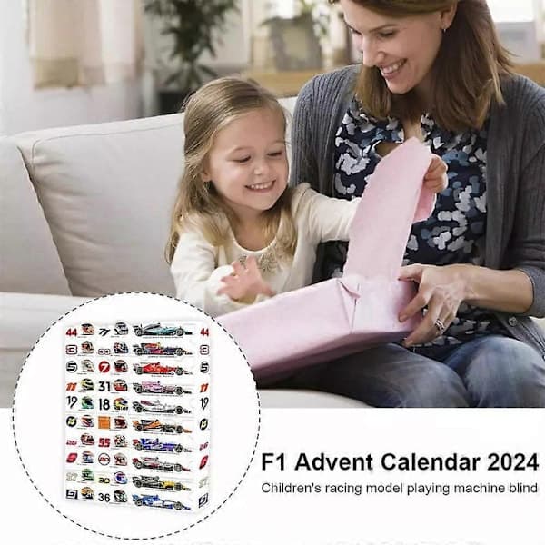 F1 Adventskalender - Julkalender med 24 Små Luckor