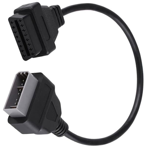 Diagnosekabel, OBD2 14-pin til 16-pin adapterkontakt diagnosekabel for Nissan