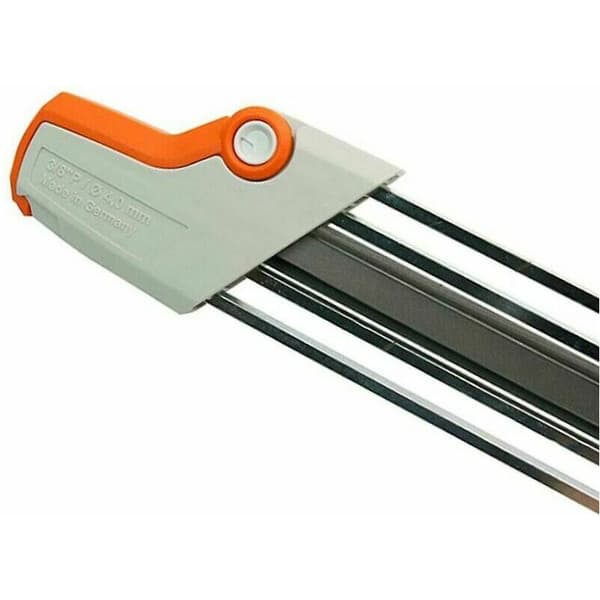 56057504303 Moottorisahan säädin yhteensopiva 3/8p moottorisahan ketjun kanssa 2 in 1 helppo viila 4,0 mm -