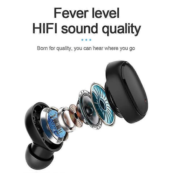 A6S Bluetooth-kompatible hodetelefoner Macaron Bluetooth-kompatible 5.2 trådløse TWS ørepropper Blue