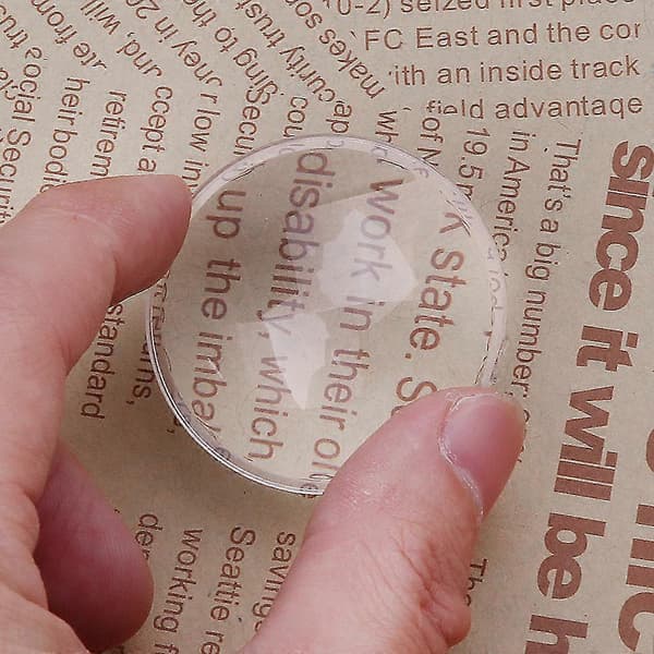 10 stk. bikonvekse linser forstørrelsesglass linse 3d Virtual Vr brillelinse 25mm