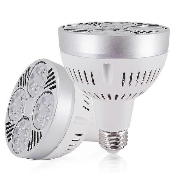 E27 35w P30 Par30 LED-pære Super Sterk Spotlight Lampe For Hjemmestudio Jikaix White Case White Light.