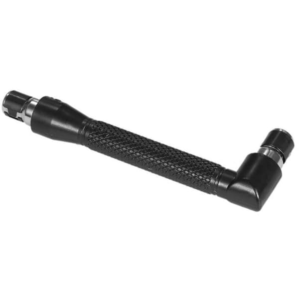 L-formet vinklet pipenøkkel, 1/4-tommers skrutrekkerbitsholder, dobbelthode