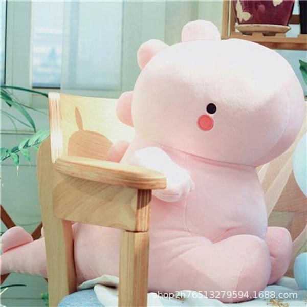 Søte Dinosaur Plysj Dyr, Fet Dinosaur Plysj Dyr Dukker, Myk Plysj Fyllt Dyr Dino Plysj, Bursdagsgaver 12 Tommer Pink