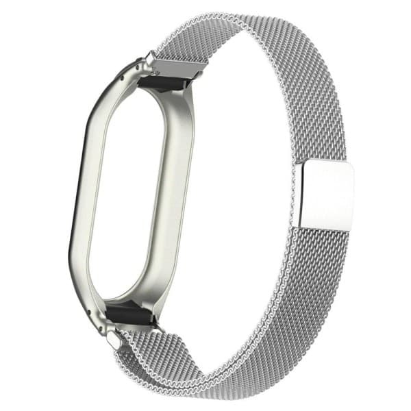 Milanese Loop Metallarmbånd Xiaomi Smart Band 8 Sølv