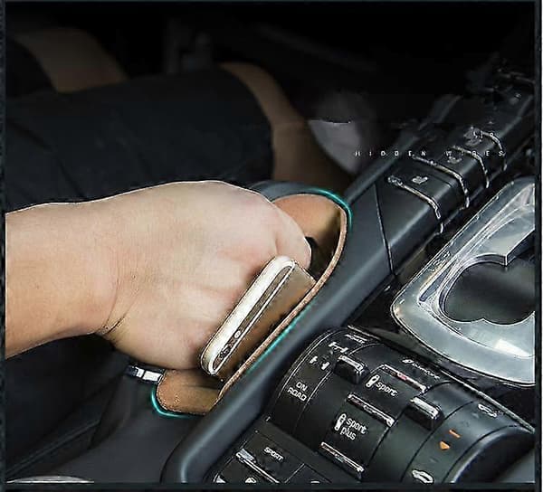 Til Porsche Cayenne 2011 2012 2013 2014 2015 2016 2017 Biltilbehør Centralt Armlæn Opbevaringsboks Container Organizer Bakkeholder Red
