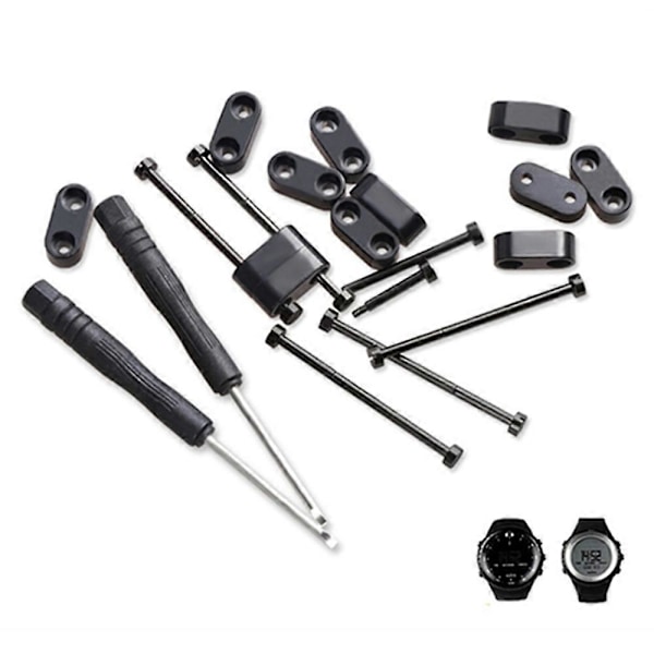 Til Suunto Core 24mm Urremme Adapter Kit Rustfrit Stål Lugs Konnektor Tilbehør