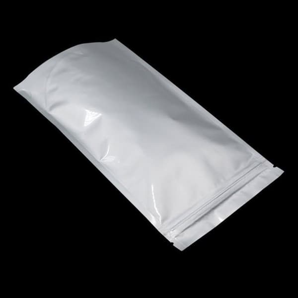 Aluminiums taske - Pakke med 50 - 10x15cm - Lynlåslukning - Varmeforsegles - Tørfoder