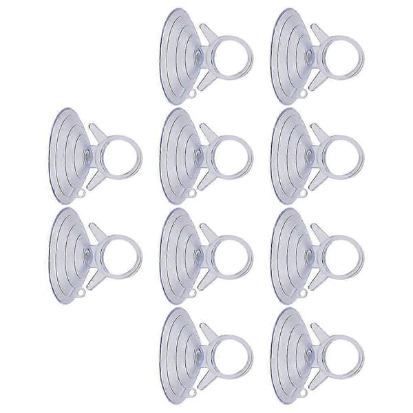 10-pack Bil Solskydd Sugkoppar Stark Sugkraft Lätt Att Använda I Bil Matte White