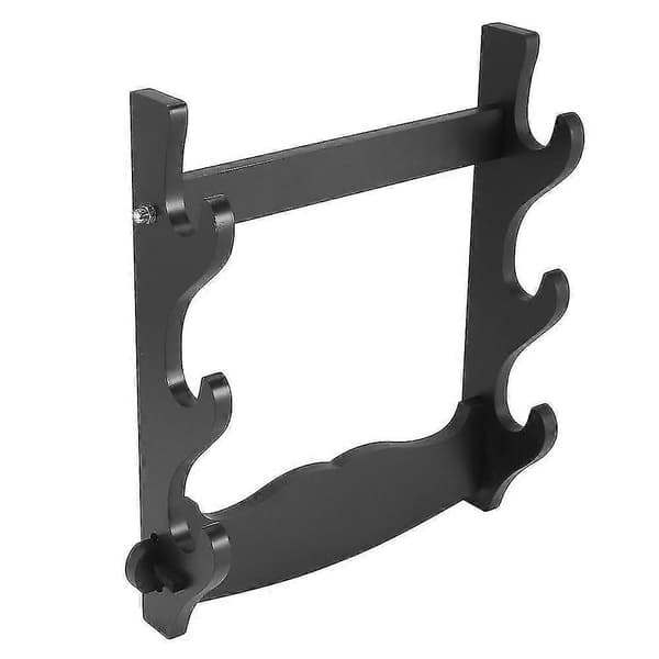 3-lags vægmonteret sværd katana holder stander bøjle rack display