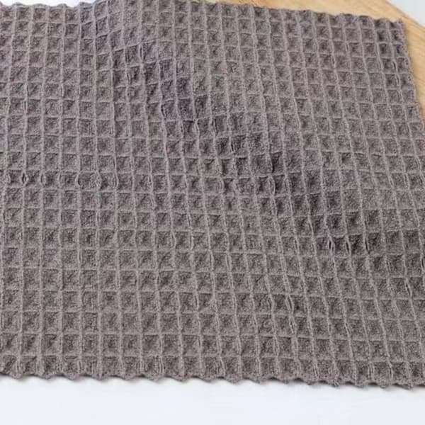 8 Ultra Premium Mikrofiber Kökshanddukar - Hand/Disk - Våffelvävd (Grå, 30x30 cm)