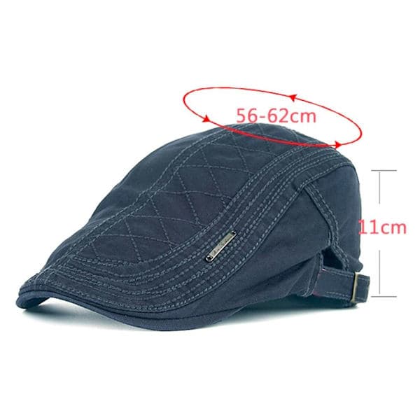 Flat Cap Beret GRÅ - spot salg grå grey