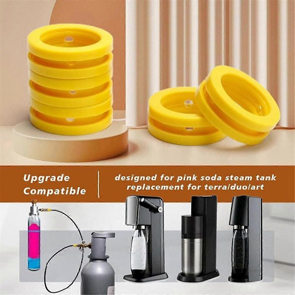 Läskmaskin Tätningspackning Läskmaskinstillbehör 9st Tätningspackningar för Läskmaskin Läskmaskinsdelar Cylinder