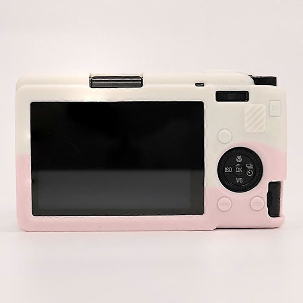 For Ricoh GR IIIx GR III Kameradeksel Anti-Riper Silikon Beskyttende Etui - Hvit Rosa Multicolor White Pink