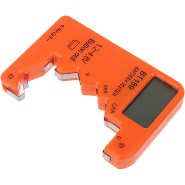 Batteritestare/kontroll för AA/C/D-9V/1.5V batterier