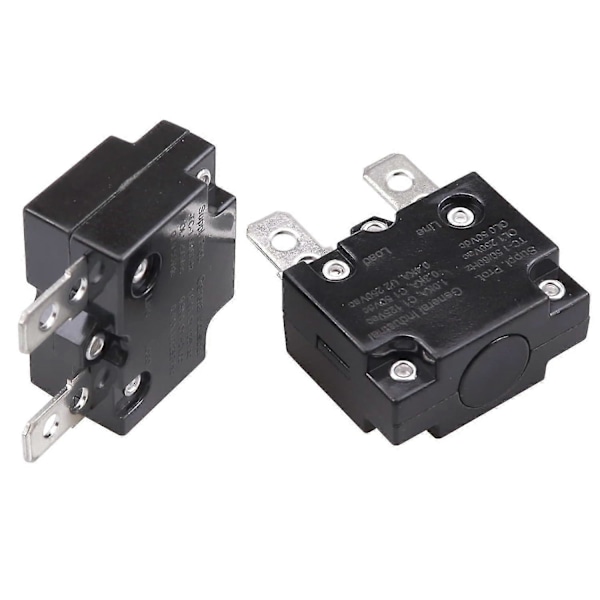 2st 10A Automatisk Termisk Strömbrytare Termiskt Överbelastningsskydd 10amp L2 Serie 125-250v Ac 50v Dc Automatisk Återställningsrelä Säkring Termisk Brytare Cir 30A