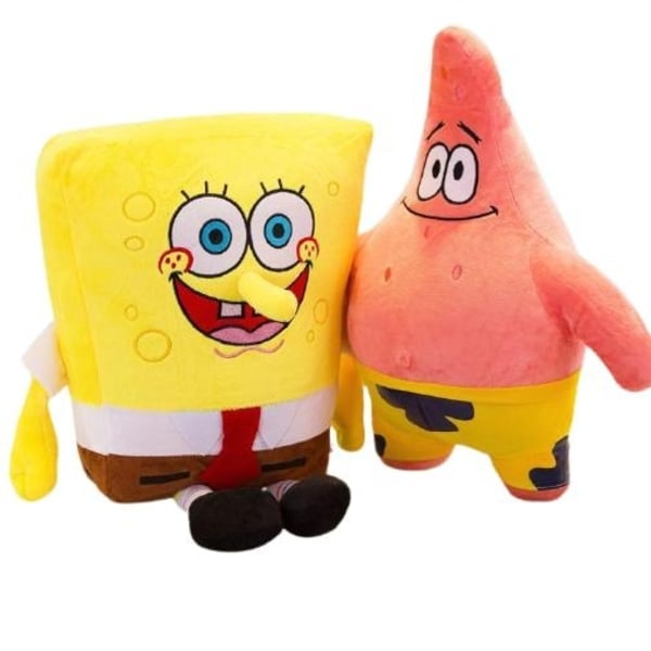 Svampbob fyrkant mjukt gosedjur 35 cm docka Patrik Star