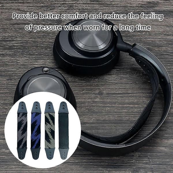 Tilpasselig nylon hovedbøjle til Arctis Nova1/3/5 hovedtelefoner - perfekt pasform Green lines