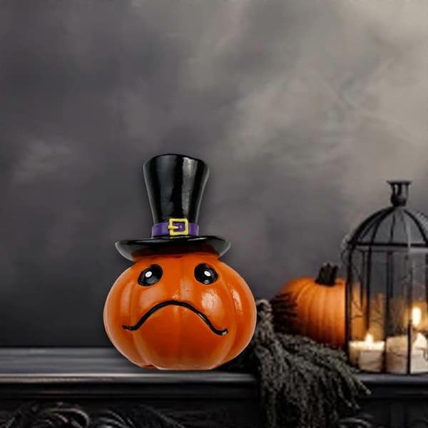 2025 Halloween Gresskar Dekorativ Statue Resin Bordpynt Ornament Style B