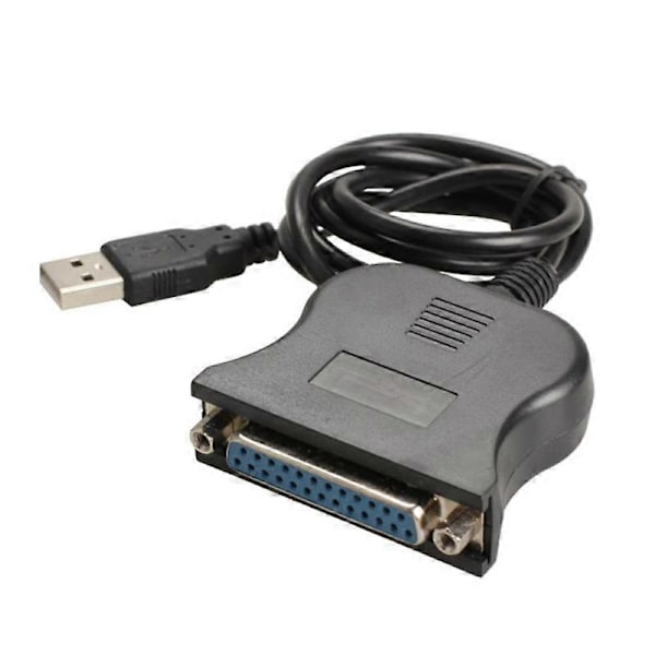 USB Han til DB25 Hun Port Printer Parallel Konverter Kabel 25Pin Adapterledning