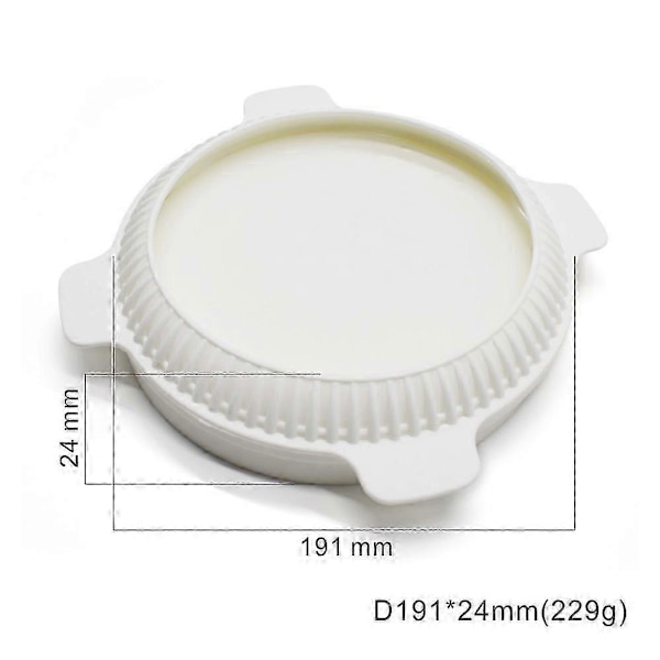 3D Maker Silikonkakeformer - Runde silikonformer for non-stick rund mousse kakeform ostekake