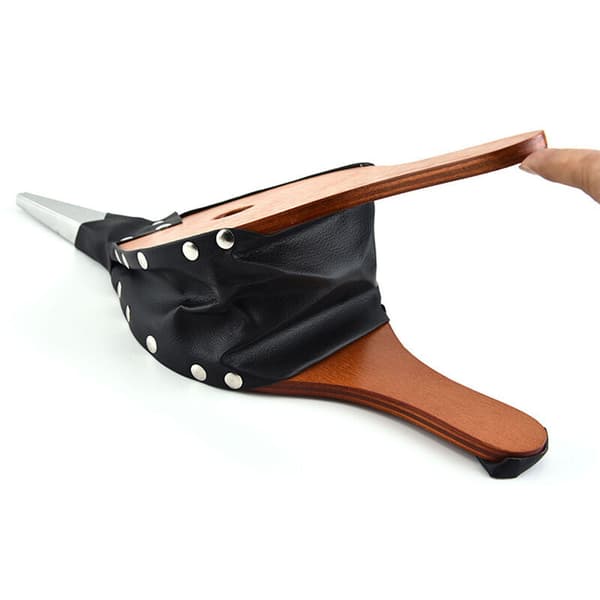 Pejseblæser, Grillblæser, Træfyret Luftblæser, Ildblæser til Pejs, Blæser til Kulpejs, Bål, 37,7x13,7cm