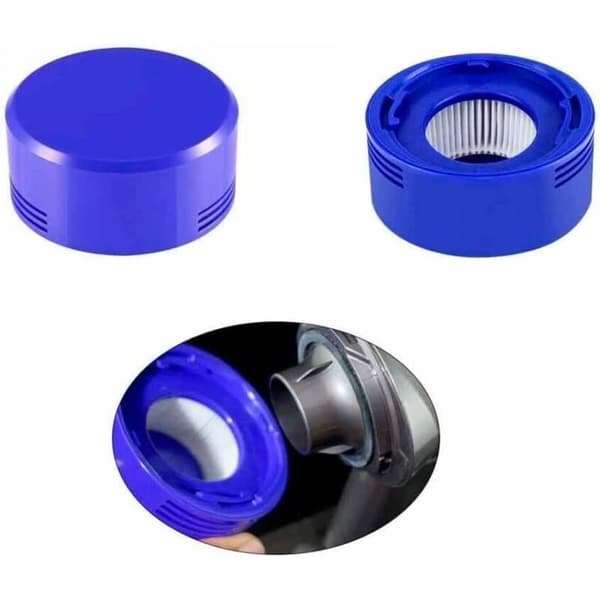 Pakke med 2 vaskbare erstatningsfiltre kompatible med Dyson V7 V8 Animal Absolute Motorhead ledningsfri eftermotor støvsuger