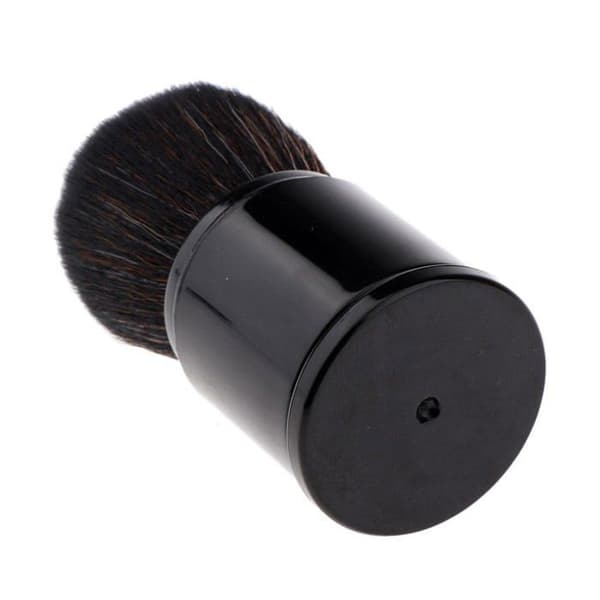 Professionel makeup udtrækkelig blushbørste løs pudderbørste til ansigt med etui, 82X35mm