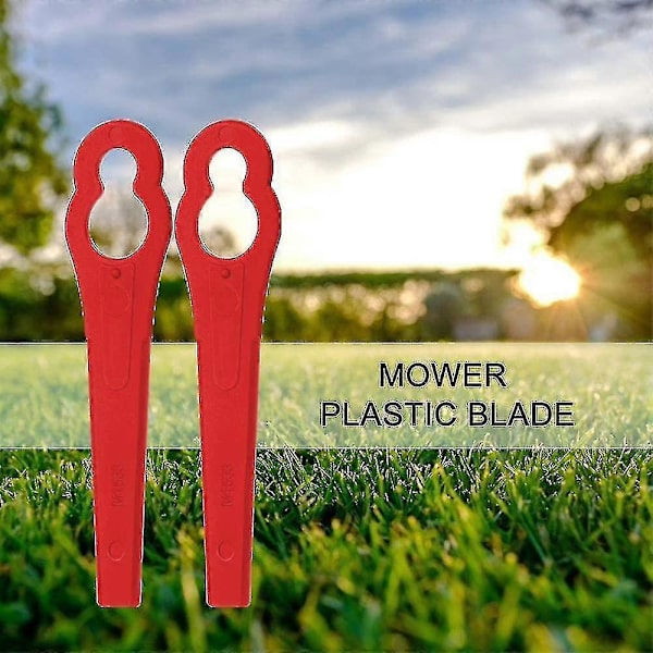 100 stk. Plastgress Trimmer Blader Trådløse Strimmer Blader
