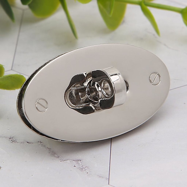 Oval Twist Lås Taske til Kuffert Lås Spænde til Håndtasker Tilbehør DIY Håndværk