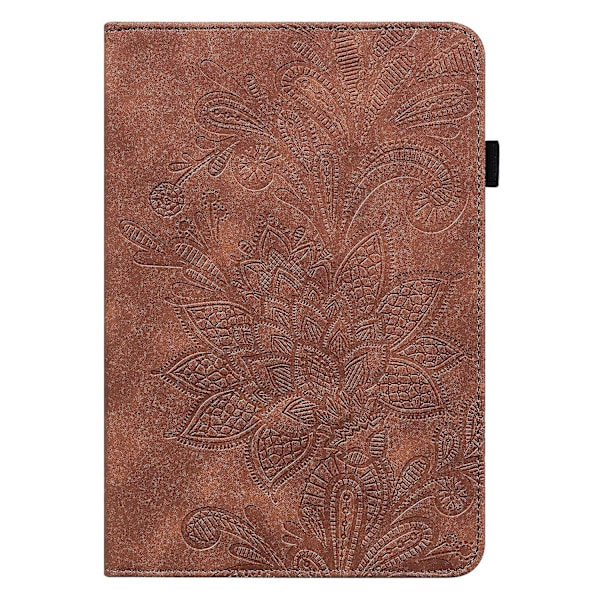 För Lenovo Tab M10 (Gen 3) TB-328FU/TB-328XU Präglat Tablet Ställ Plånboksfodral PU Läder Omslag Brown, Brown Style C Lenovo Tab M10 (Gen 3)
